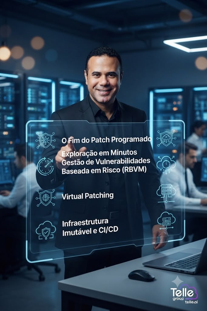 O Fim do "Patch Programado": Por que sua estratégia de segurança está obsoleta