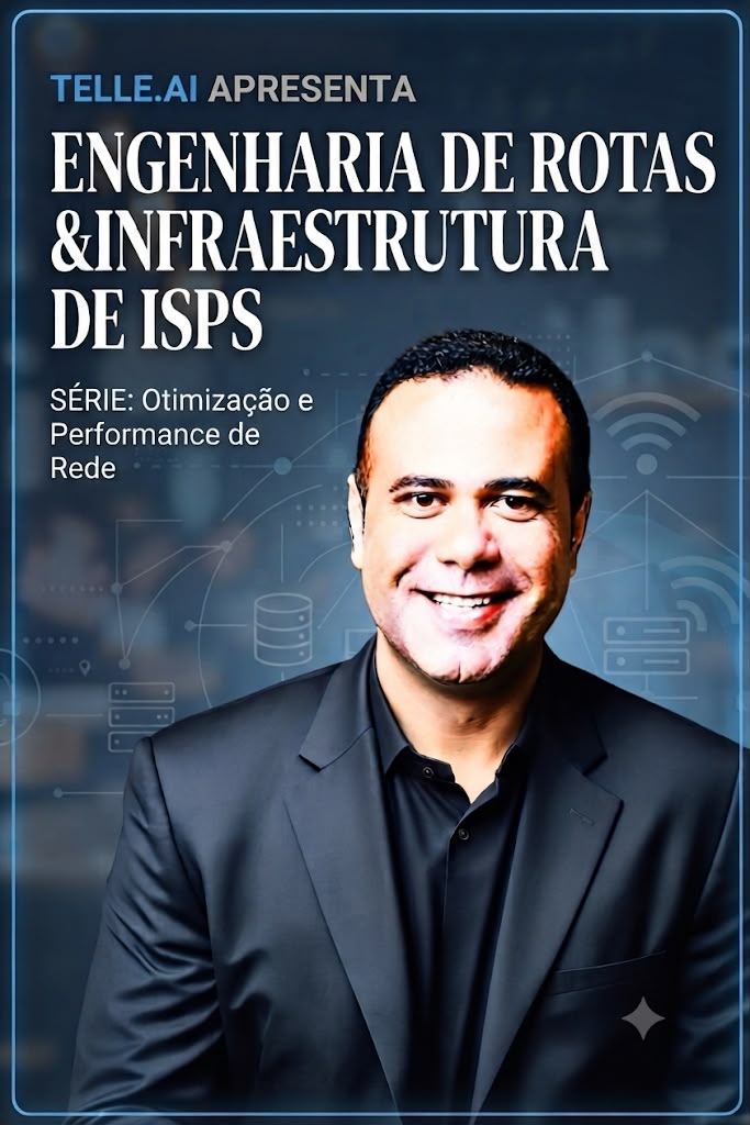 Joaldo Lima apresentando engenharia de rotas e infraestrutura de ISPs para provedores de internet